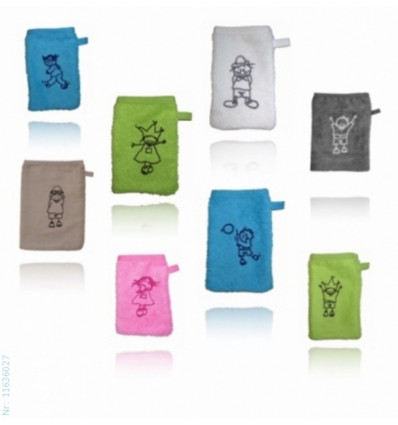 GANT DE TOILETTE RUBE BLANC 20X14CM 5