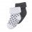 U SOCKS 2PACK DOT DARK GREY MEL 0-3M 21