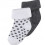 U SOCKS 2PACK DOT DARK GREY MEL 3-6M 21
