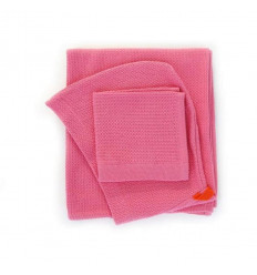 BAMB BABY HOOD TOWEL+WASH CLOTH FLAM 23