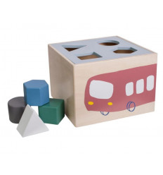 WOODEN SHAPE SORTER LITTLE DRIVER 9