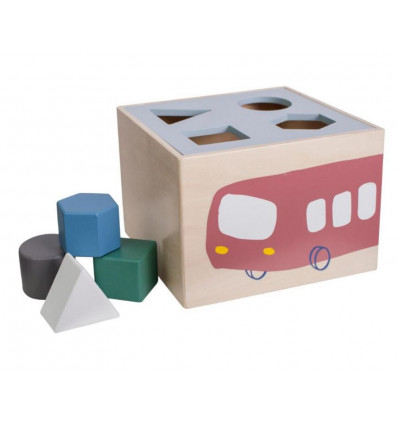 WOODEN SHAPE SORTER LITTLE DRIVER 9