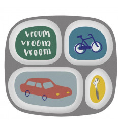 MELAMINE PLATE 4 ROOMS LITTLE DRIVER 201