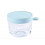 GLAZEN BEWAARPOTJE 150ML LICHTBLAUW 243