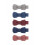 5 X MARTHA BOW SALON CLIPS PASTEL 212