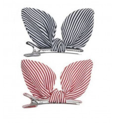 STRIPE BUNNY EARS CLIPS 8