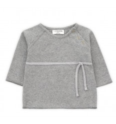 CUCA NEWBORN SHIRT MID GREY 3M