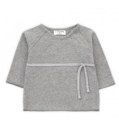 CUCA NEWBORN SHIRT MID GREY 3M