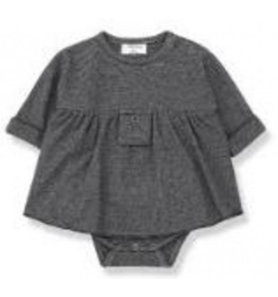 IRIA DRESS BLUE/GREY 6M