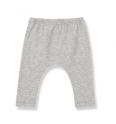 PIA LEGGINGS LIGHT GREY/ECRU 6M