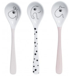 SPOON HAPPY DOTS 3-PCS POWDER TONES 201