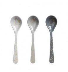 SPOON HAPPY DOTS 3-PCS GREY TONES 201