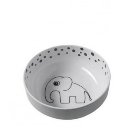 YUMMY BOWL HAPPY DOTS GREY 21