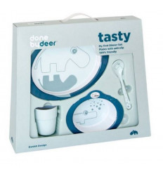DINNER SET CONTOUR DARK BLUE 9