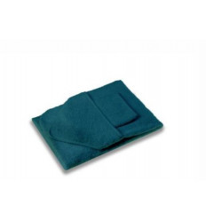 CAPE 75X95CM + WASHANDJE VELVET BLUE 201