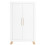ARMOIRE 2-PORTES LISA BLANC/NATUREL 21