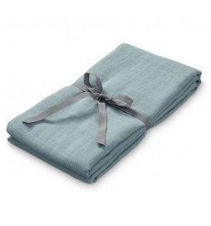 SWADDLE MUSLIN LIGHT GOTS NAVY 8