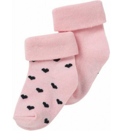 G SOCKS 2PCK NAPLES LIGHT ROSE 3-6M 21