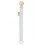 PACIFIER HORLDER MIX GOTS GREY WAVE-