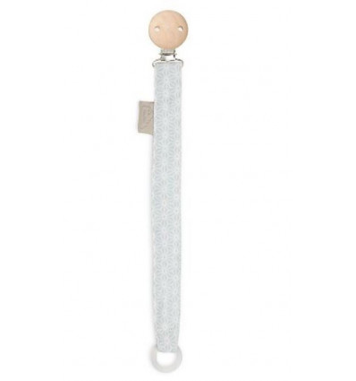 PACIFIER HORLDER MIX GOTS GREY WAVE-