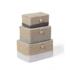 3 PETITS PANIERS RANGE TOUT BOUTONS 22