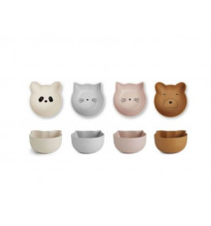 REX SNACK BOWL 4 PACK ROSE MIX 1SIZE 202