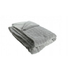 GRIS COUVERTURE GROLOUDOUX 100X140 21
