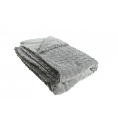 GRIS COUVERTURE GROLOUDOUX 100X140 21