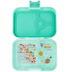YUMBOX 4 COMPARTMENT SURF GREEN VINTAGE