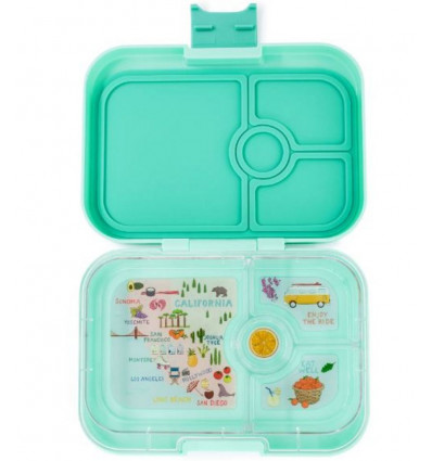 YUMBOX 4 COMPARTMENT SURF GREEN VINTAGE