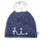 HI BEANIE NAVY 6-12M 8