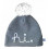 HI BEANIE WINTERGREY 1-3Y 8