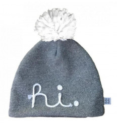 HI BEANIE WINTERGREY 1-3Y 8