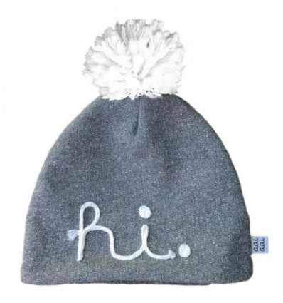 HI BEANIE WINTERGREY 1-3Y 8