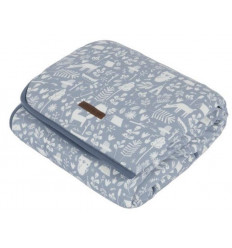 LEDIKANTDEKEN PURE & SOFT ADVENTURE BLUE