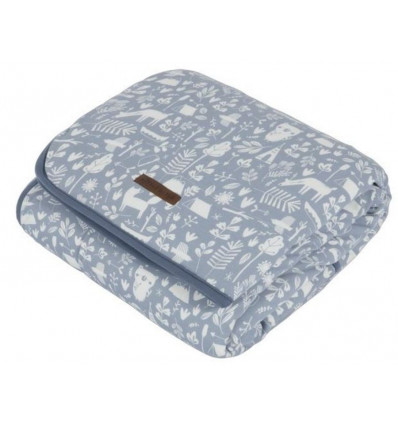 LEDIKANTDEKEN PURE & SOFT ADVENTURE BLUE