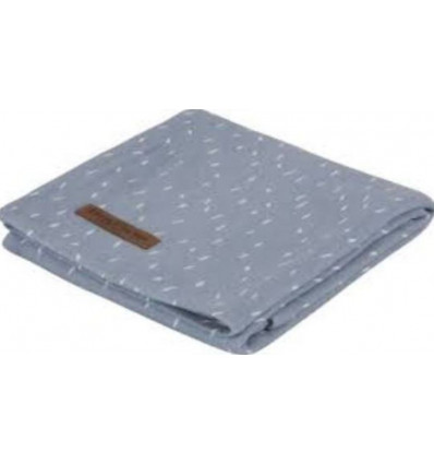 SWADDLE DOEK 120 X 120 BLUE SPRINKLES 92
