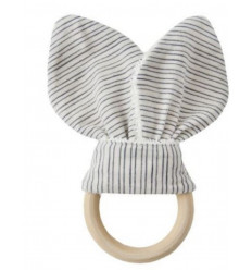 TEETHER RABBIT BLUE RIBBONS 203