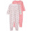 NBFNIGHTSUIT 2P W/F STRAWBERRYCREAM NOOS