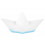 PAPER BOAT LAMP CYAN DIP BLUE 8