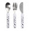 CUTLERY SET HAPPY DOTS WHITE 21