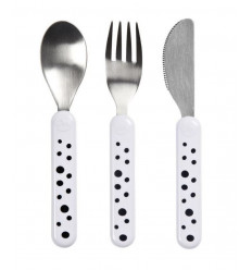 CUTLERY SET HAPPY DOTS WHITE 21
