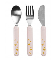 CUTLERY SET POWDER/GOLD 201