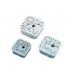 SNACK BOX SET 3 PCS CONTOUR BLUE 21