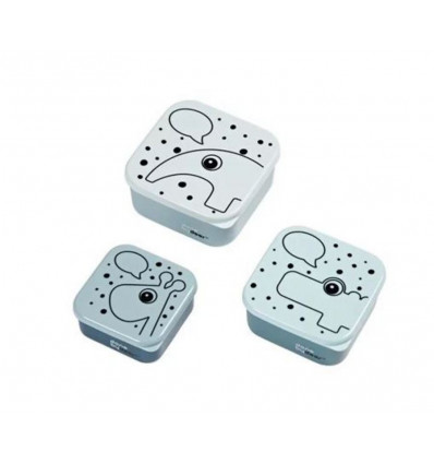 SNACK BOX SET 3 PCS CONTOUR BLUE 21