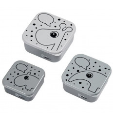 SNACK BOX SET 3 PCS CONTOUR GREY 21