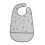 BIB W/VELCRO CONTOUR GREY 21