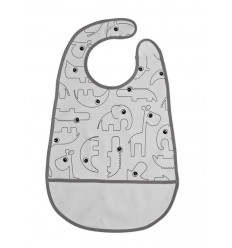 BIB W/VELCRO CONTOUR GREY 21