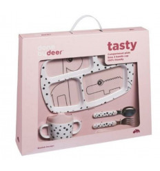 DINNER SET HAPPY DOTS POWDER 21