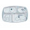 COMPARTMENT PLATE CONTOUR BLUE 201